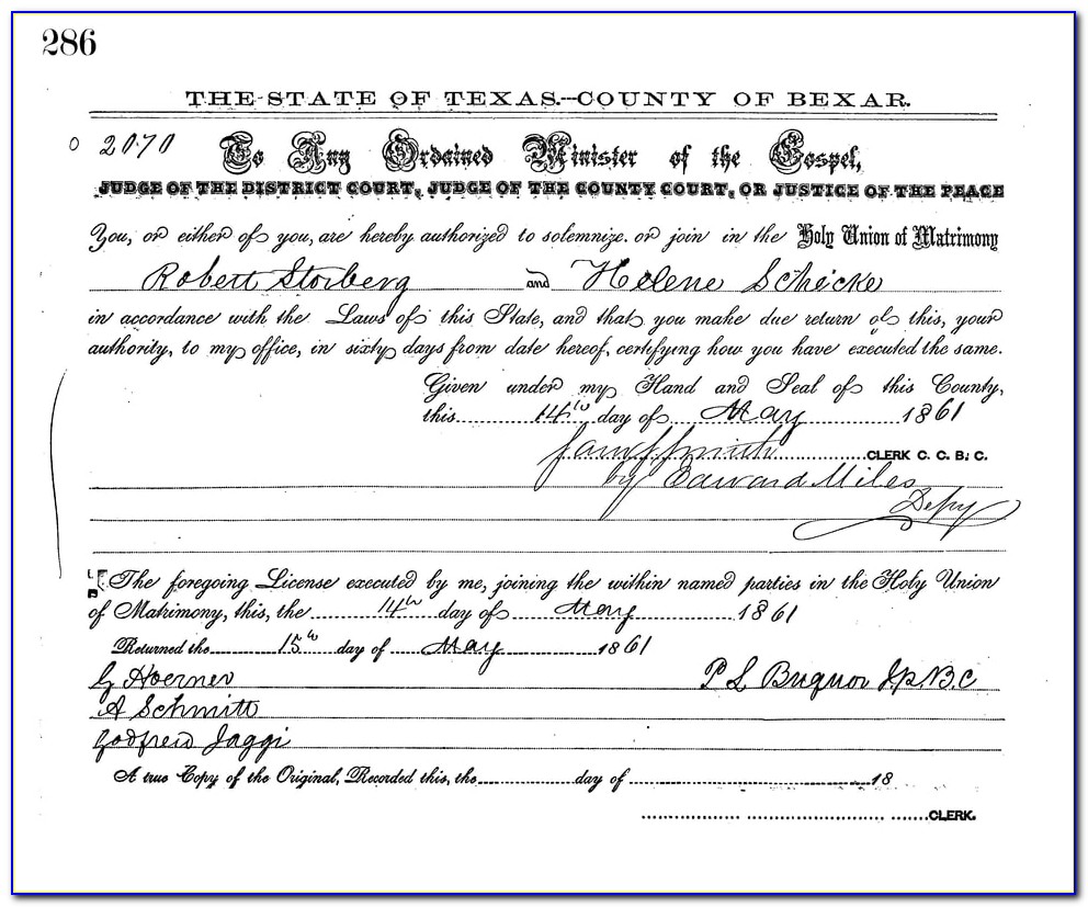 Bexar County Vital Records Birth Certificate