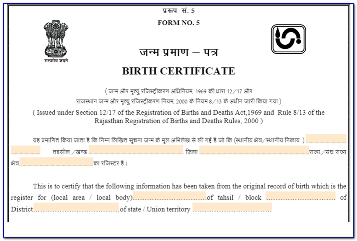 Birth Certificate Agents In Rohini Delhi