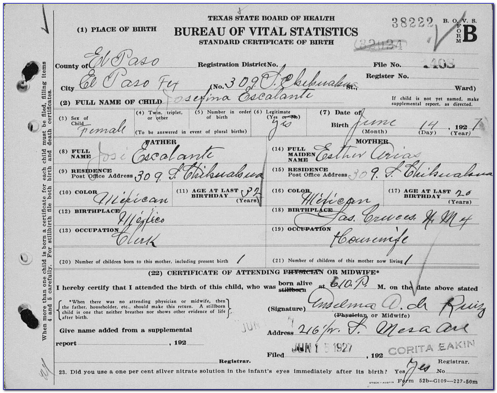 Birth Certificate Bisbee Az
