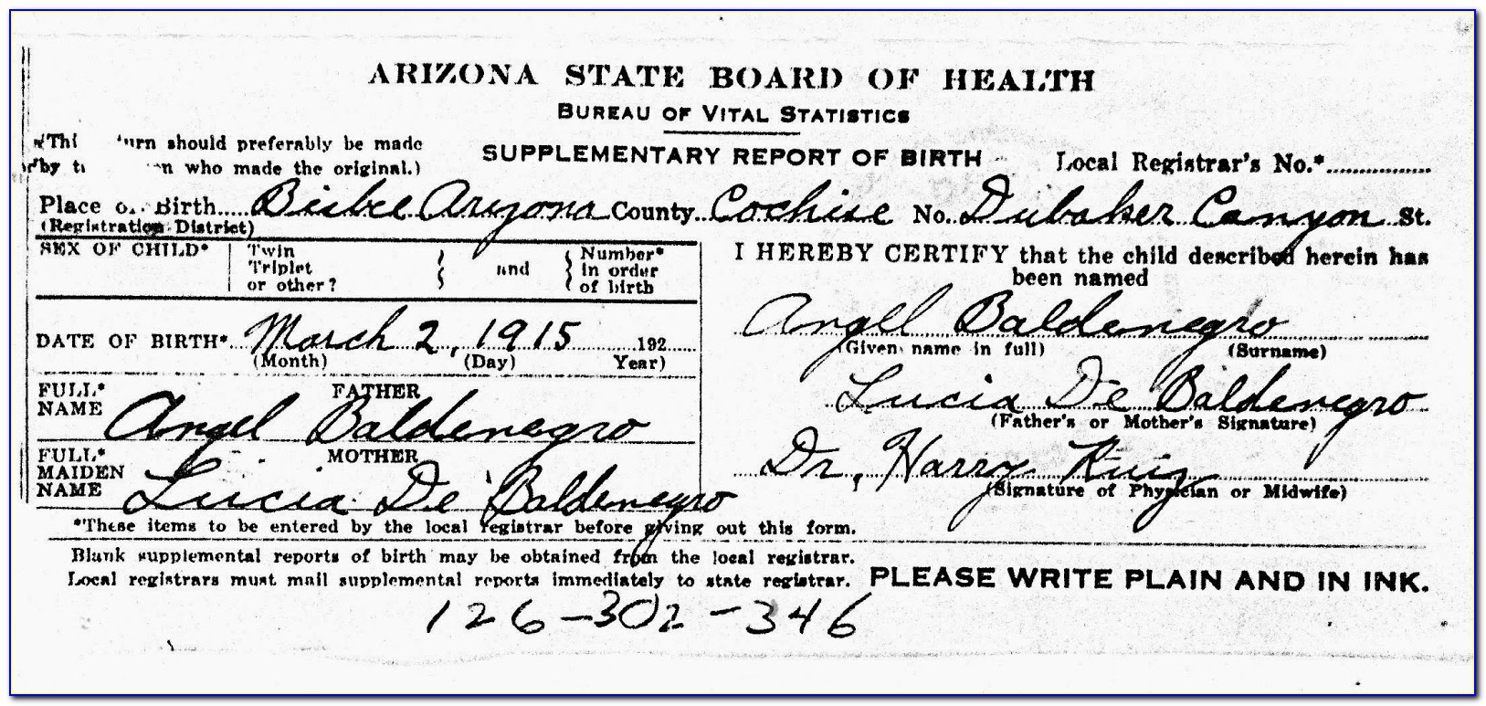 Birth Certificate Brandon Fl