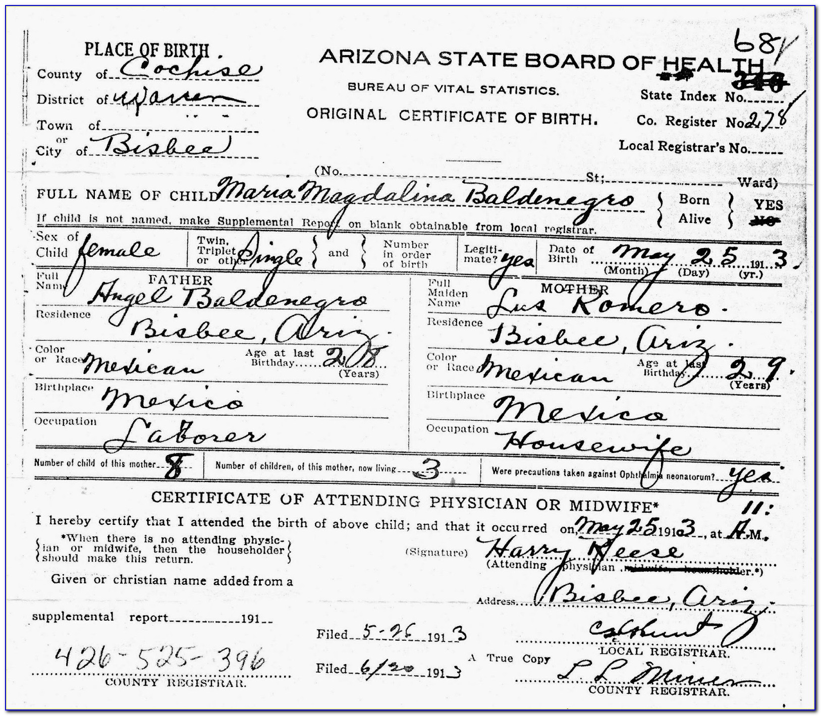 Birth Certificate Copy Brandon Fl