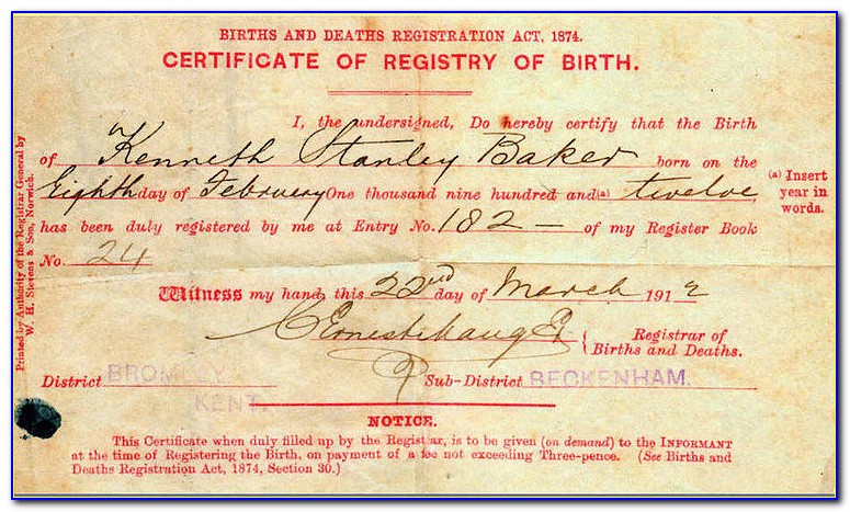 Birth Certificate Copy Lincoln Ne