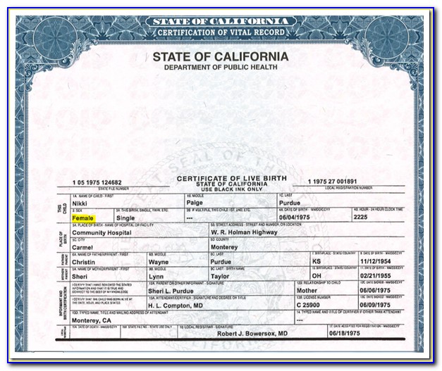 Birth Certificate In Topeka Kansas