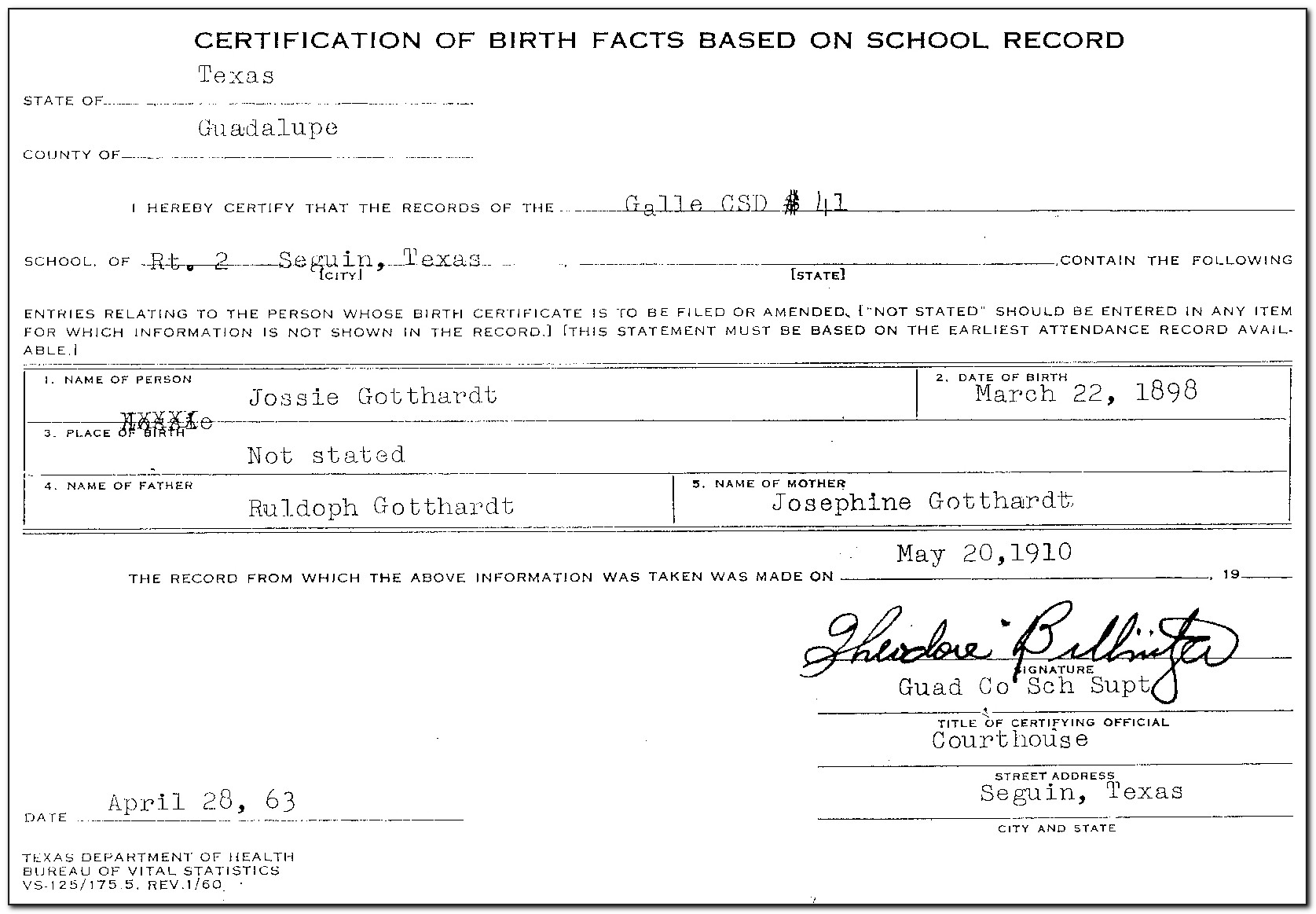 Birth Certificate Kissimmee Florida