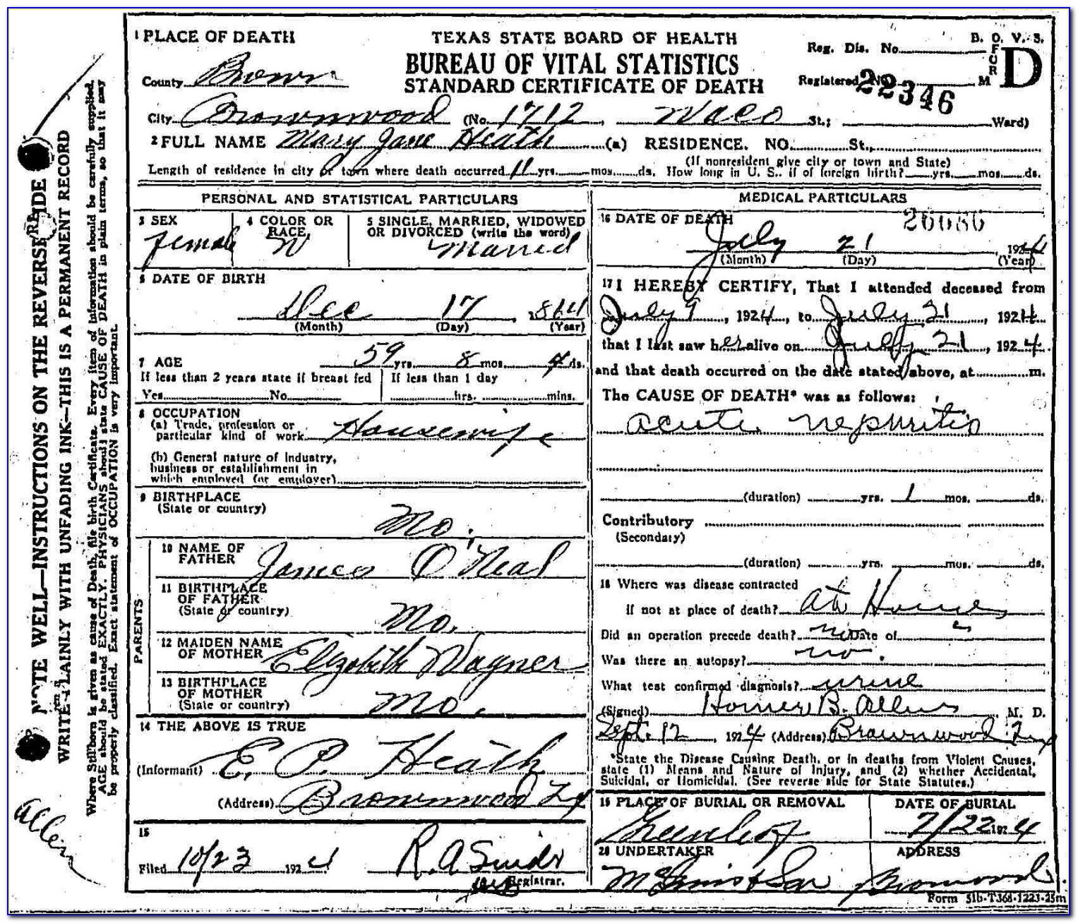 Birth Certificate Knoxville Tn