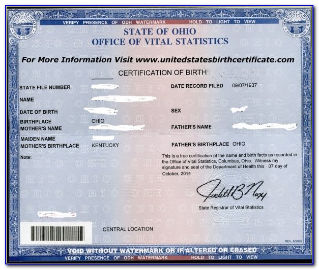 Birth Certificate Replacement Oakland Ca