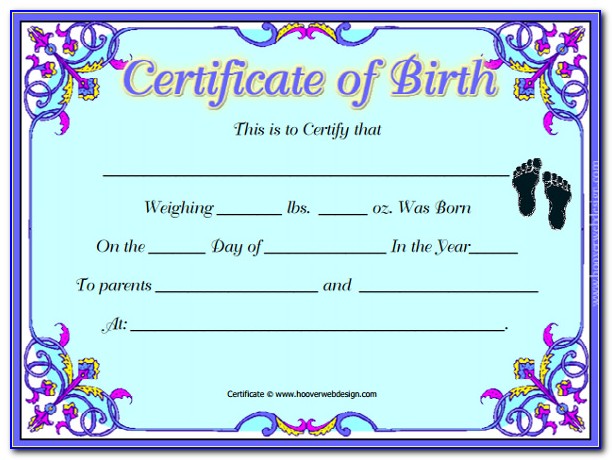 Birth Certificate Spanish To English Translation Template