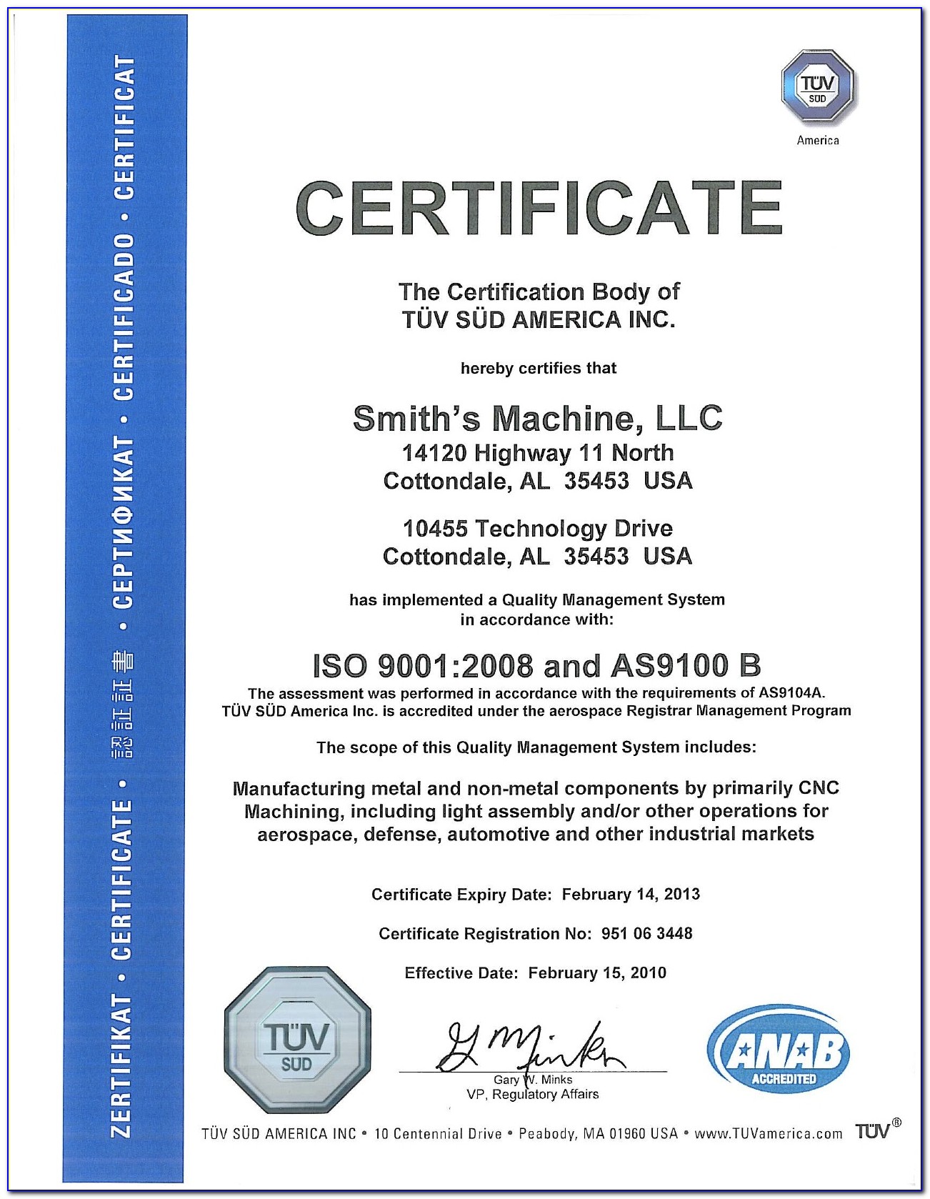 Boeing Iso 9001 Certification