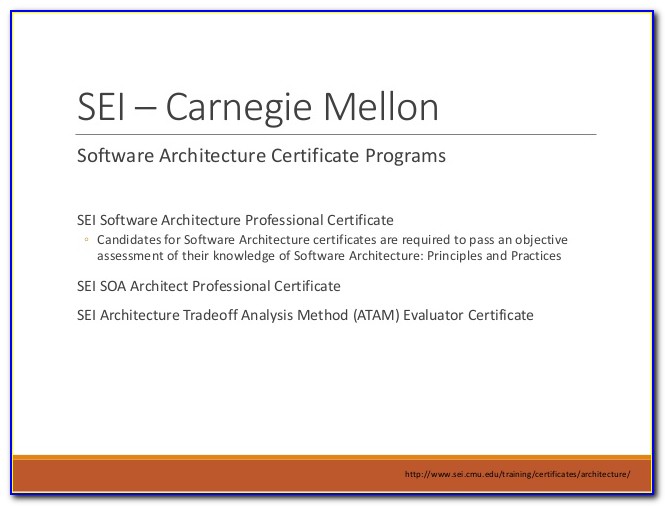 Carnegie Mellon Online Certificates