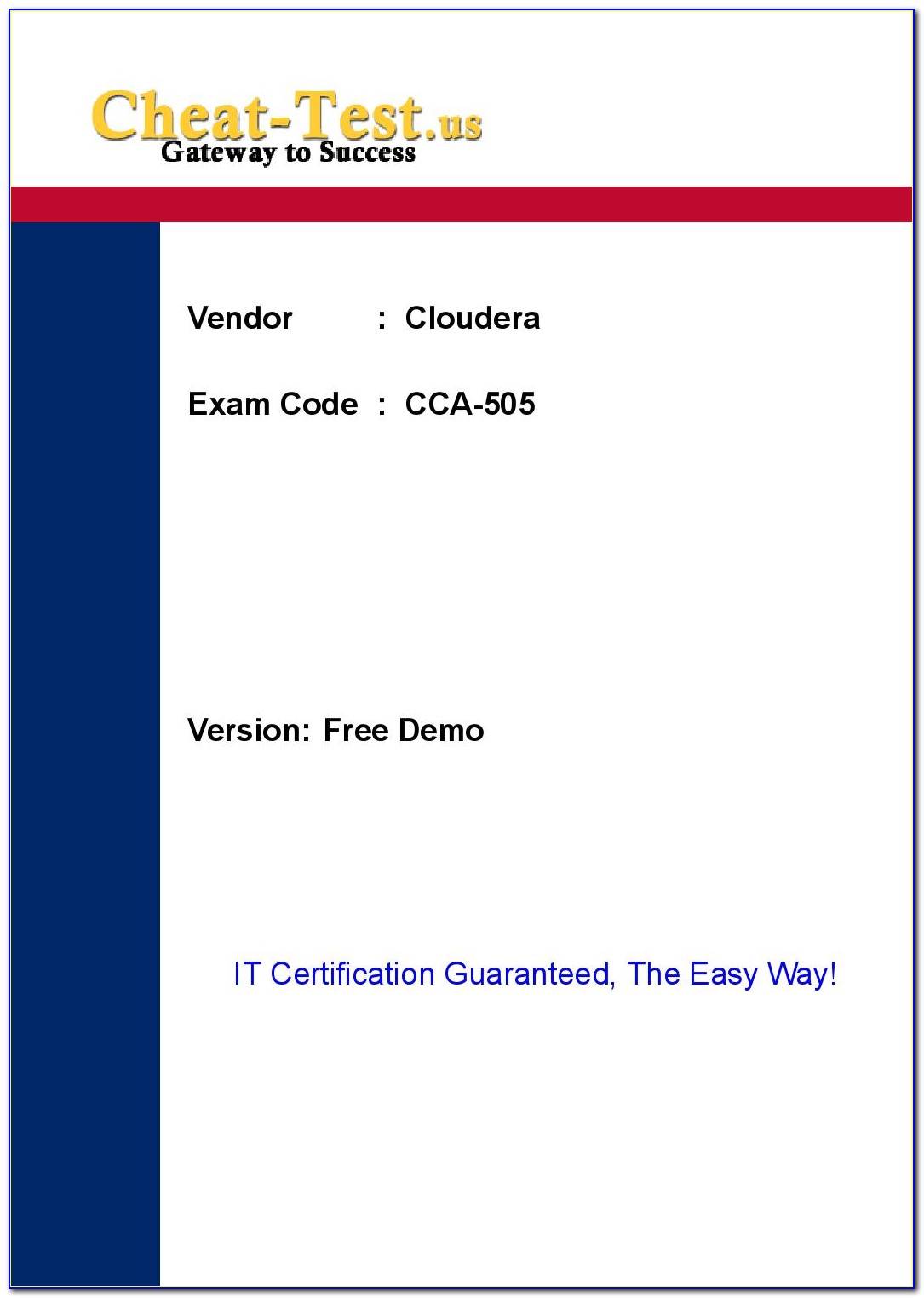 Cca Certification Study Guide