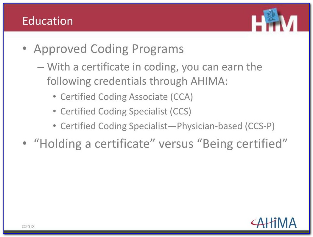 Ccs Or Cpc Certification