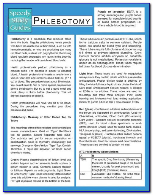 Certified Phlebotomy Technician Study Guide 2.0