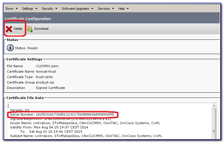 Cisco Cucm Certificate Monitor