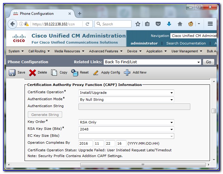 Cisco Cucm Certificate Requirements