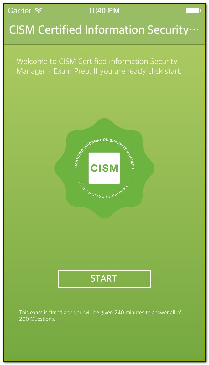 Cism Certified Information Security Manager Certification Exam Preparation Course Pdf