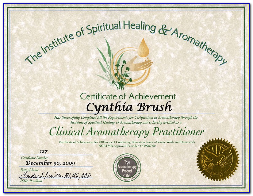 Clinical Aromatherapist Certification