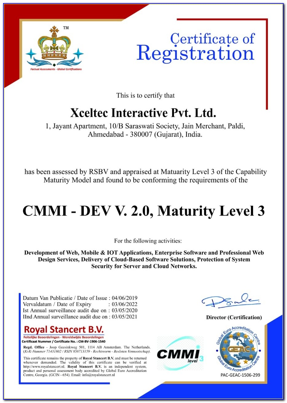 Cmmi Certified Companies In India