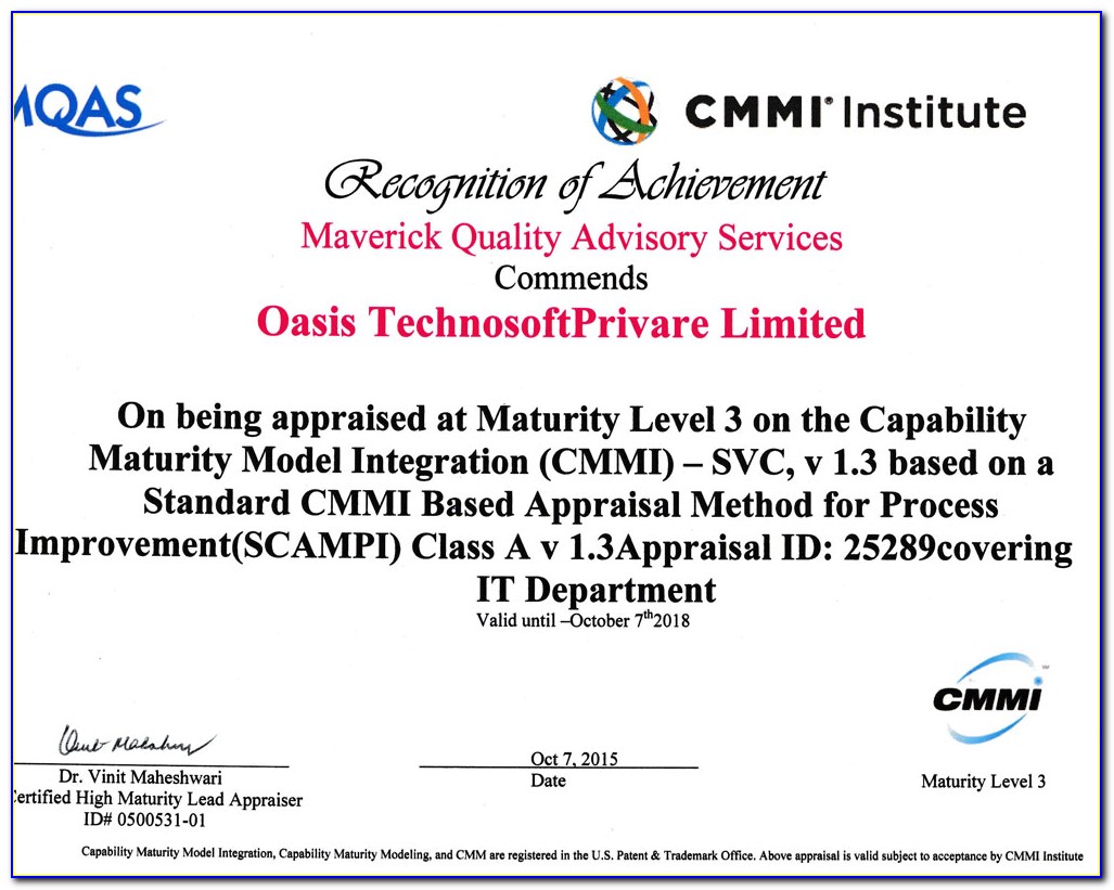 Cmmi Certified Companies In Pakistan