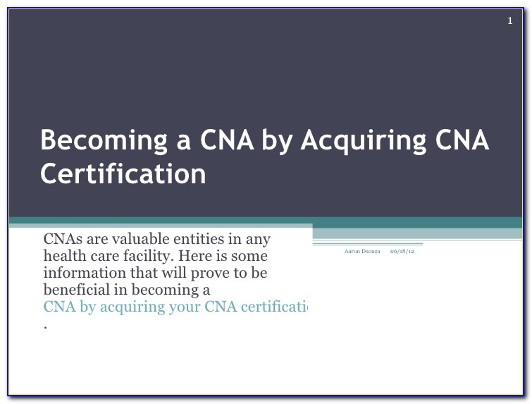 Cna Certification Raleigh Nc