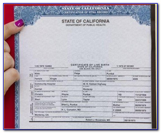 Copy Of Marriage Certificate Bakersfield Ca