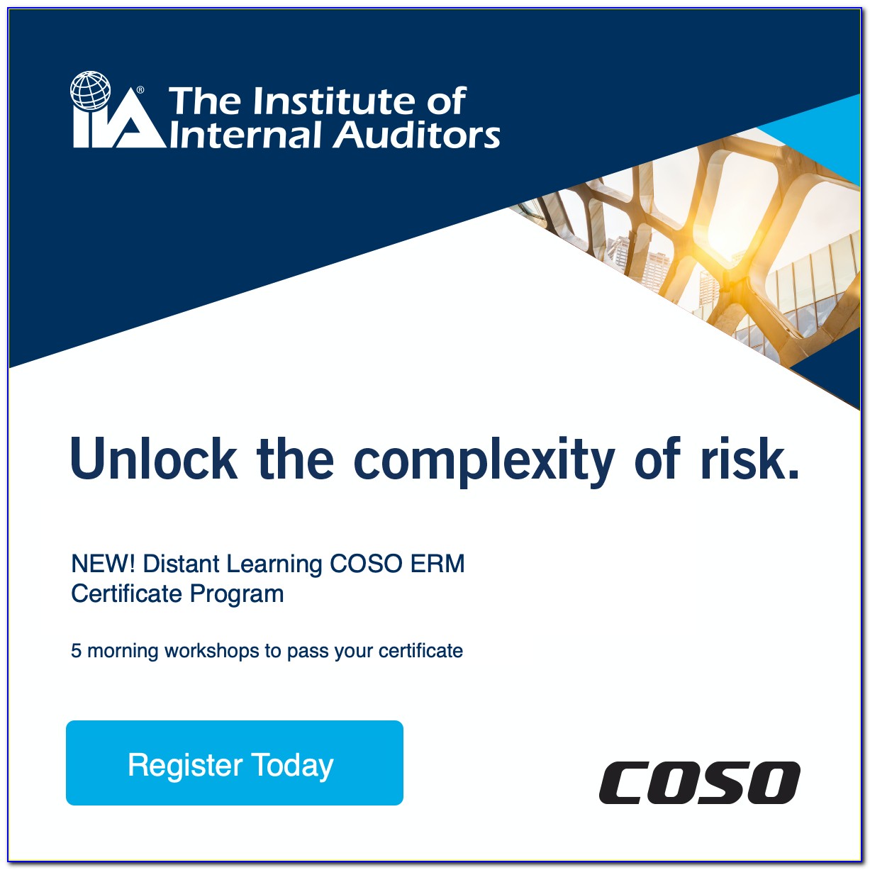 Coso Erm Certification