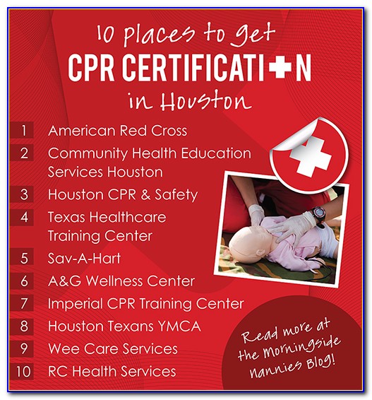 Cpr Certification For Nannies
