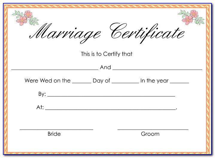 Create Fake Marriage Certificate Online Free India