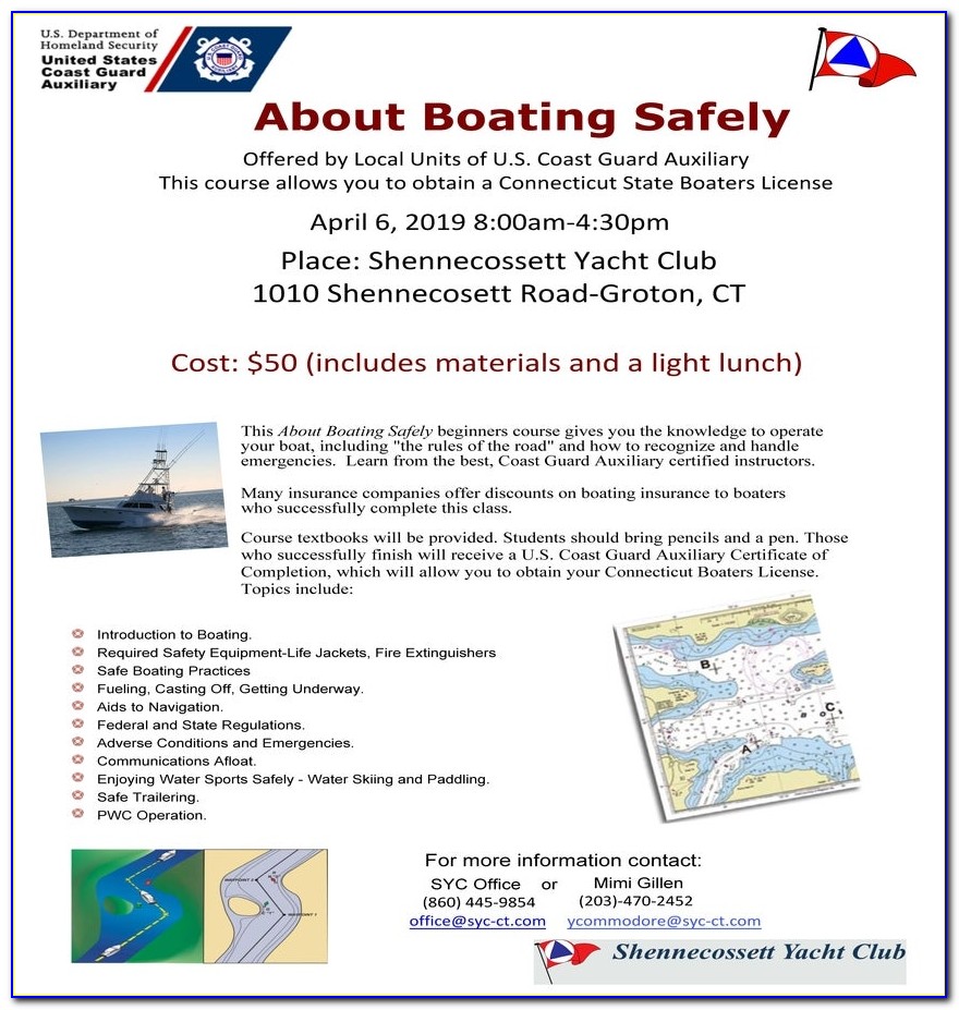 Ct Boating Certificate Online