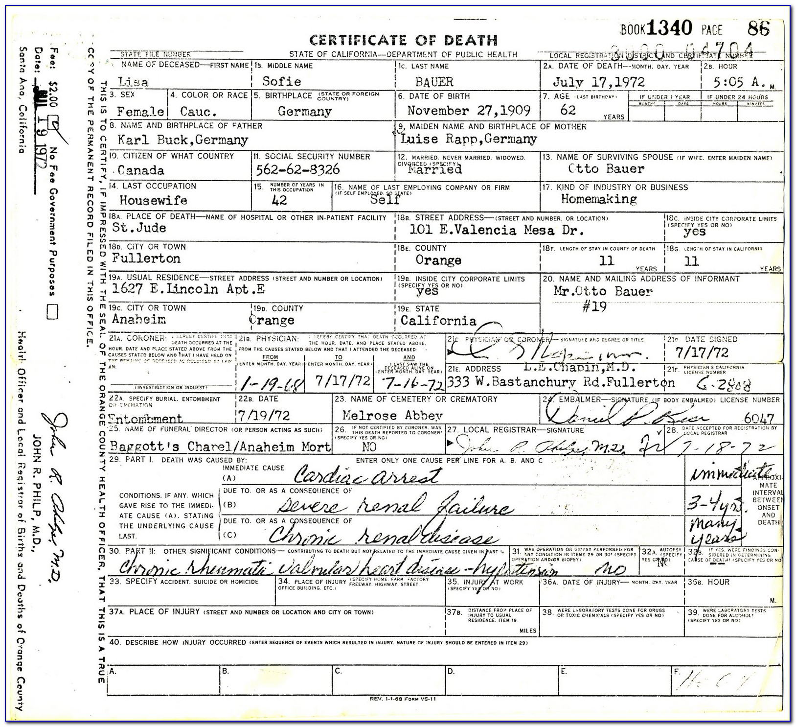 Death Certificate Philippines Format