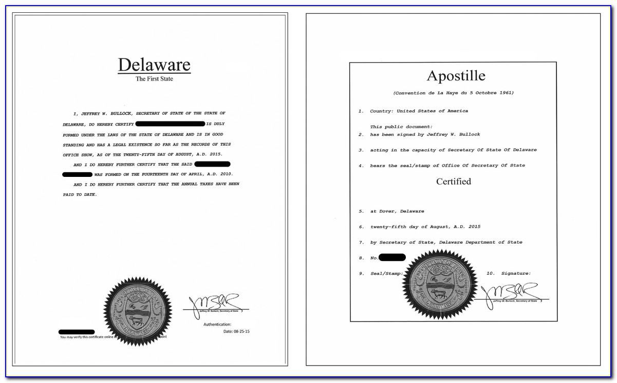 Delaware Certificate Of Authorization Engineering