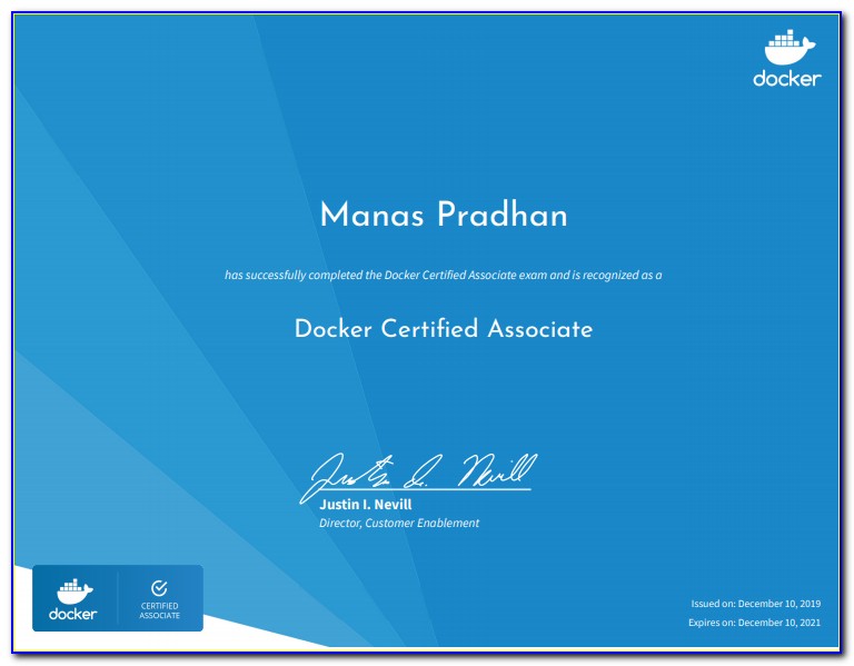 Docker Certified Associate Certification