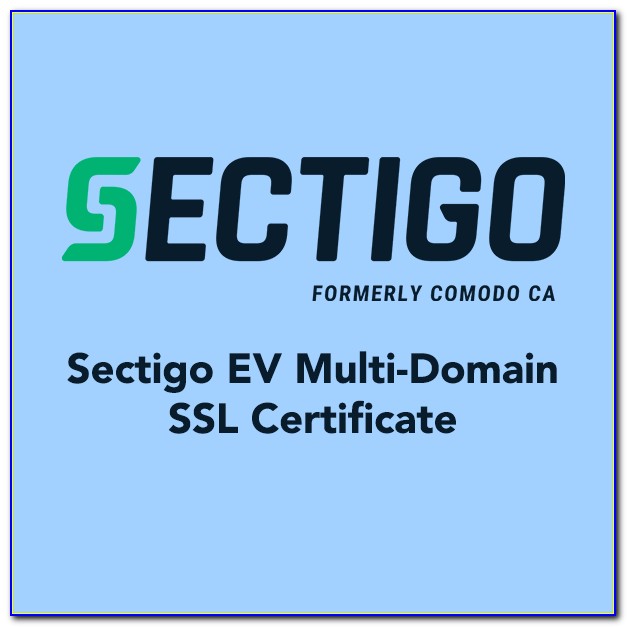 Ev Multi Domain Certificate