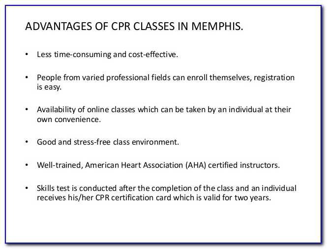Free Cpr Certification Memphis