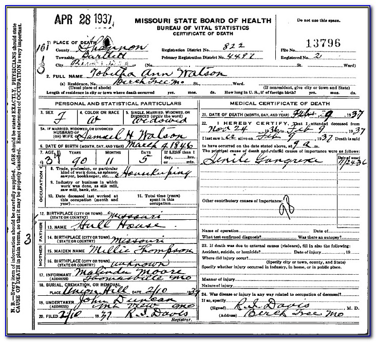 Hood County Birth Certificates