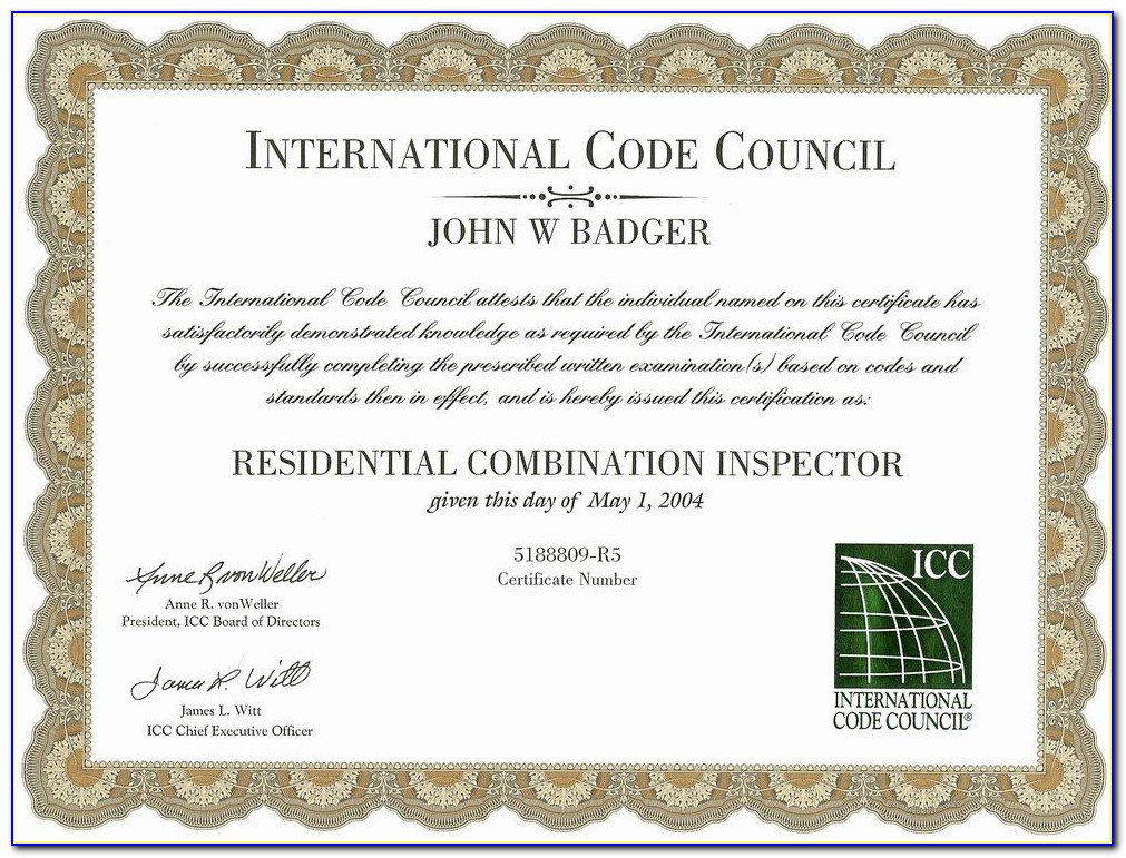 Icc Concrete Inspector Certification