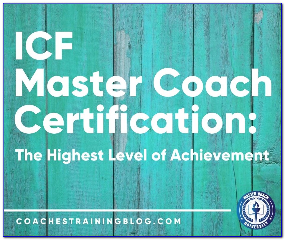 Icf Master Certified Coach (mcc)