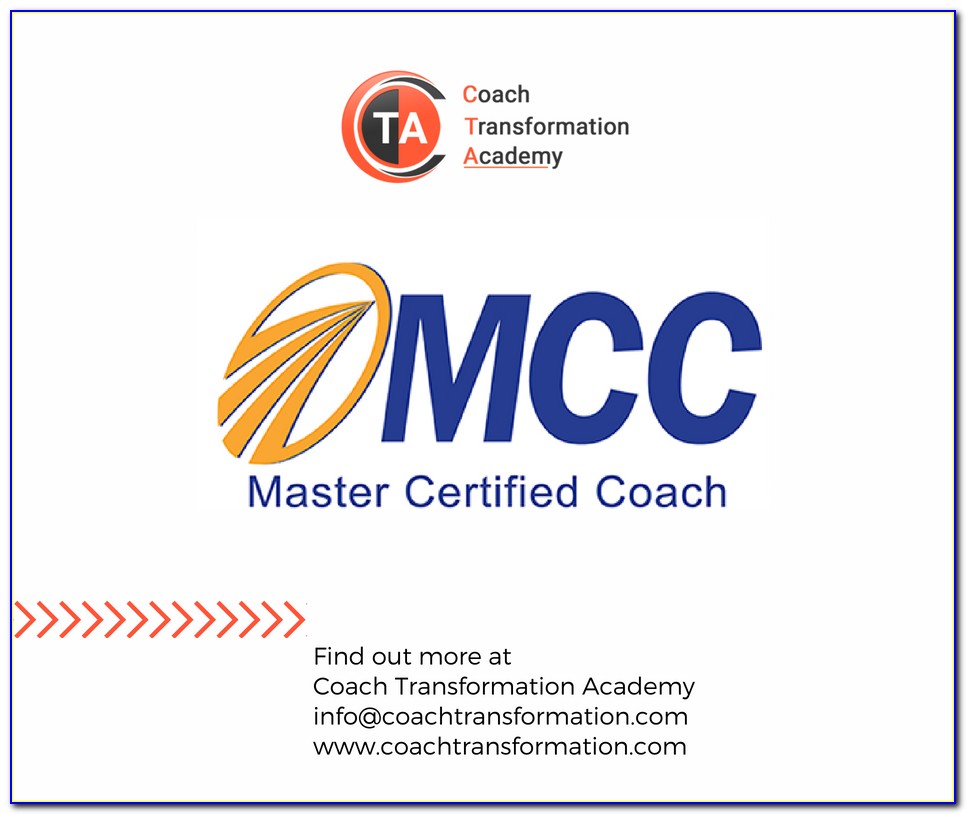 Icf Master Coach Certification