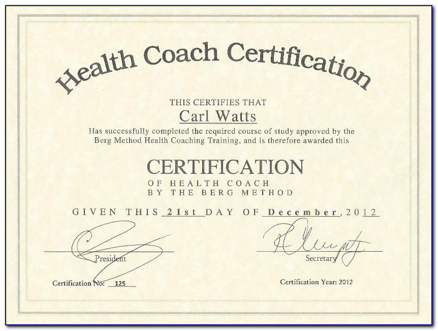 Iin Health Coach Program
