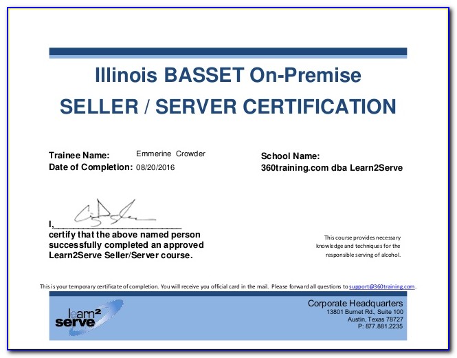 Illinois Basset Certification Expiration