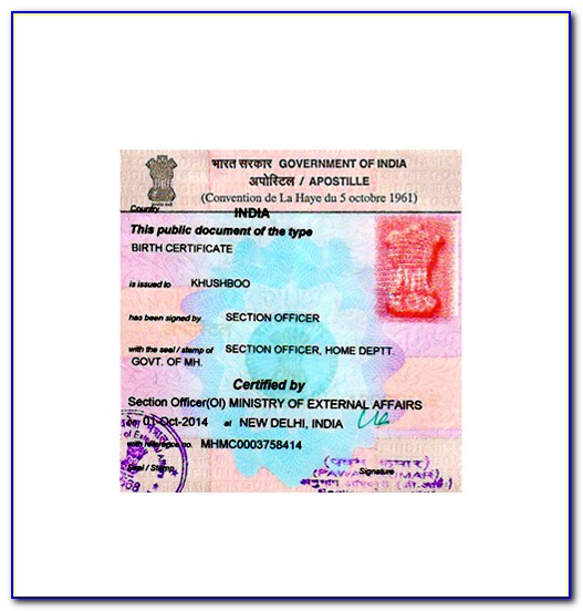 Indian Marriage Certificate Apostille In Uk