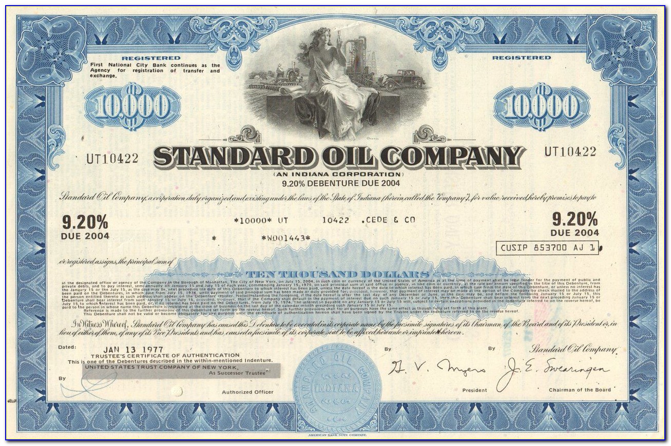 Indiana Farm Bureau Stock Certificates