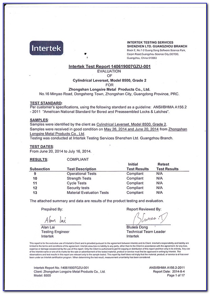 Intertek Testing Certification Ltd United Kingdom