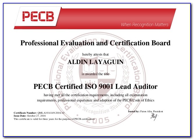 Iso 9001 Lead Auditor Training Online
