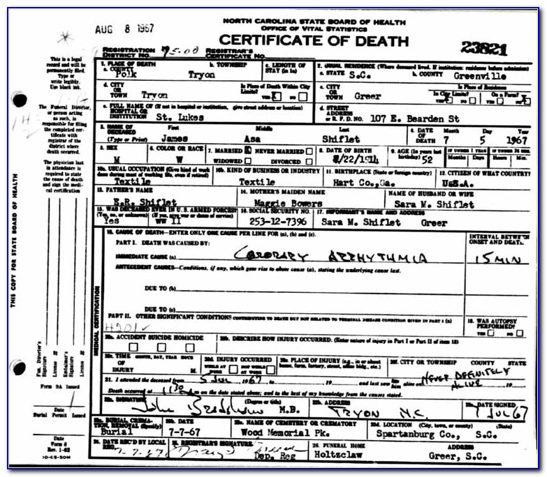 Jasper County Indiana Birth Certificate