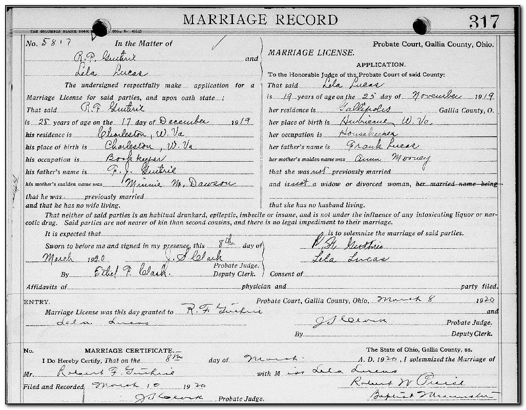Marriage License Topeka Ks