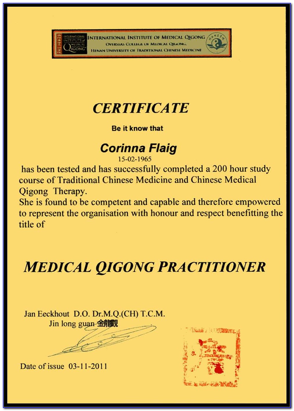 Medical Qigong Certification Online