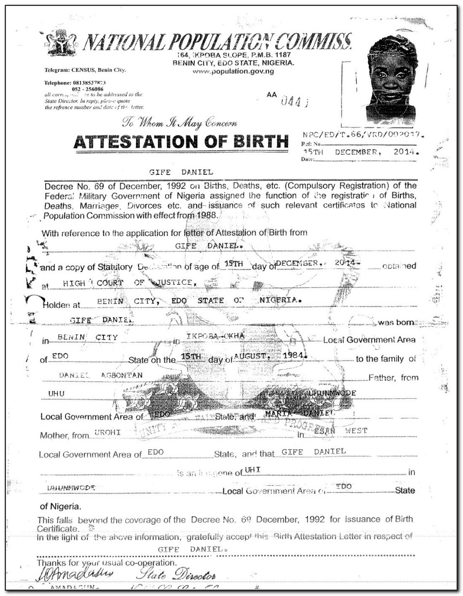 Misspelled Baby's Name Birth Certificate