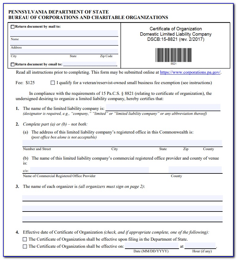 Nevada Certificate Of Dissolution Llc