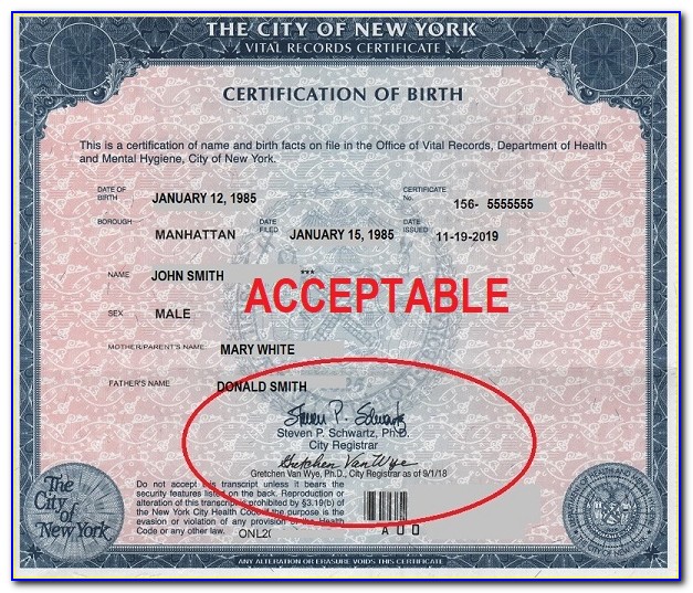 Oci Birth Certificate Has To Be Apostilled