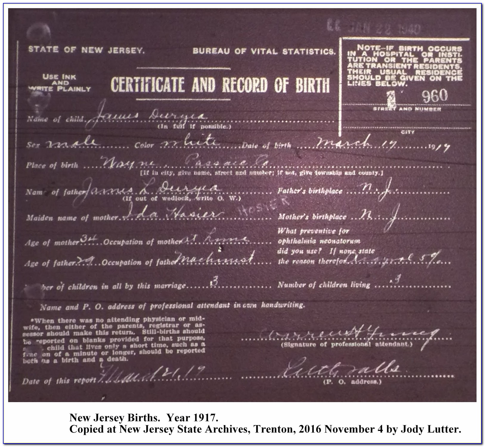 Passaic Nj Birth Certificate Office